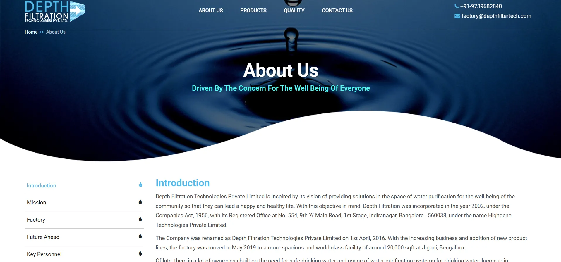 Old About Us Page